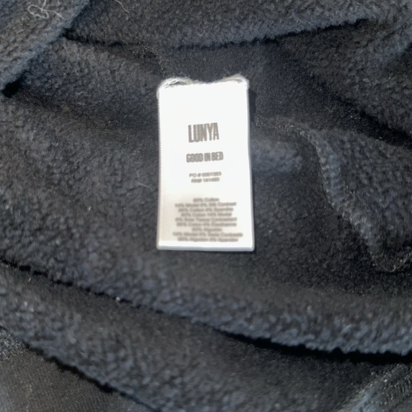 Lunya Silk Sweats, Includes Black Sweatshirt & Joggers, Medium, Like New - Picture 12 of 12